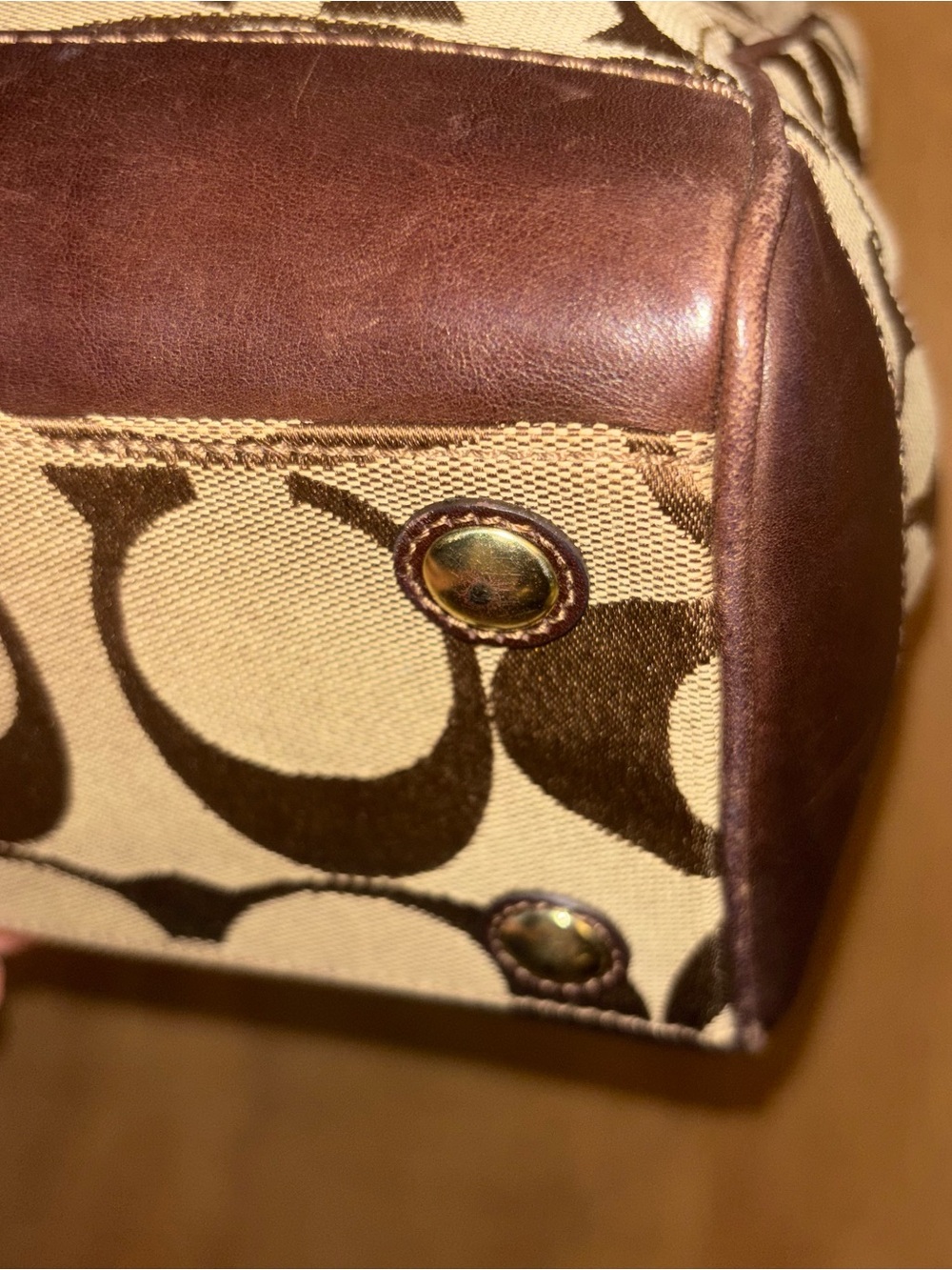 Coach Hampton Madeline Signature Satchel 2008 - Picture 4 of 8